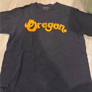Oregon Black T-Shirt by cookies